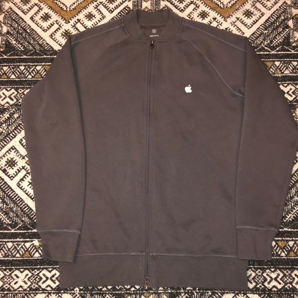 apple logo employee jacket men’s size medium